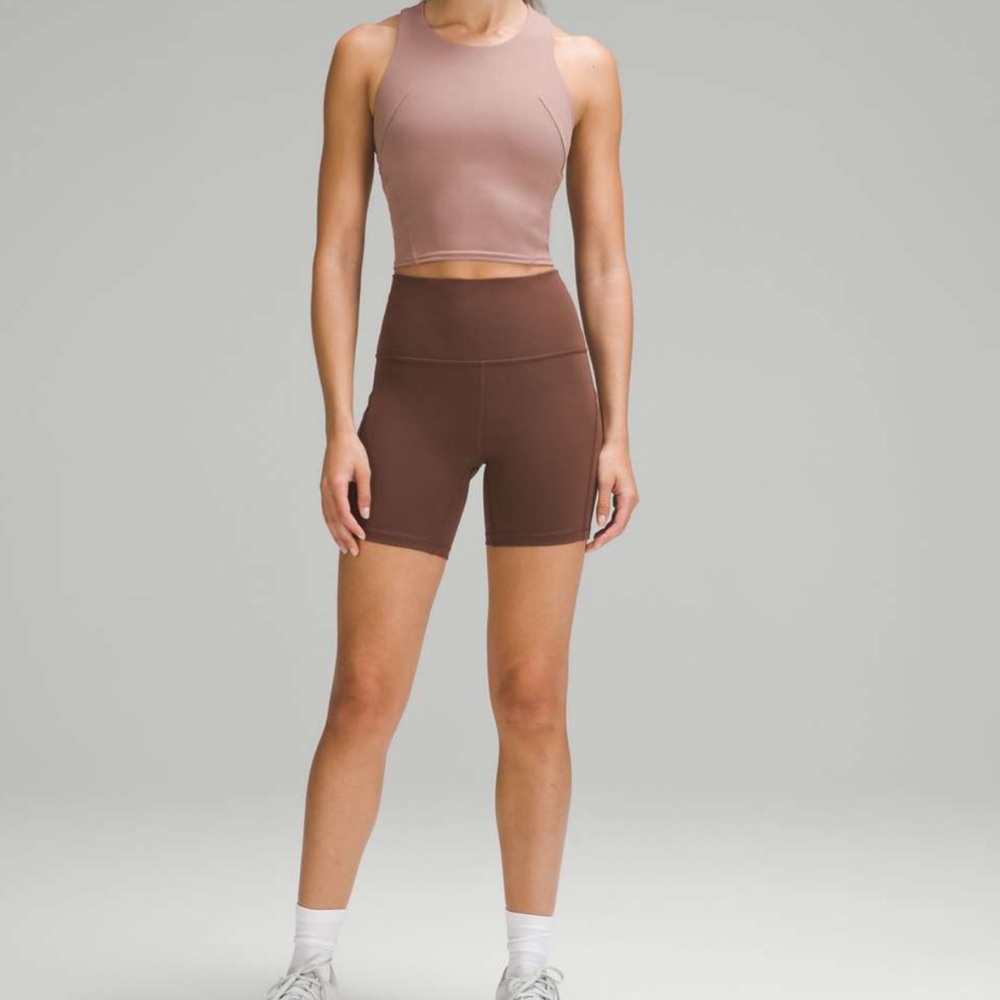 Lululemon Wunder Train Racerback Tank Top Twilight Rose Size 6 - Picture 3 of 7